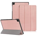 DINGGUAGUA Coque Samsung Galaxy Tab A9+ Plus 11 Pouces 2023 Cover (SM-X210/X215/X216) étui Mince Multi-Angles de étui Folio avec Fonction Veille/réveil Automatique Case,Or Rose