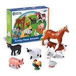 Learning Resources Animaux de la ferme géants, 34,5 x 27,7 x 9,9