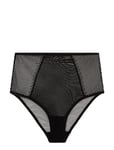 Understatement Underwear Mesh Highwaist Briefs Svart