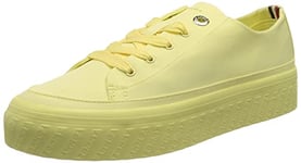 Tommy Hilfiger Femme Baskets Vulc monochromatiques, Lemon Twist, 39 EU