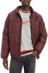 Levi's Men's Sunset Short Puffer Jacket, Decadent Chocolate, S