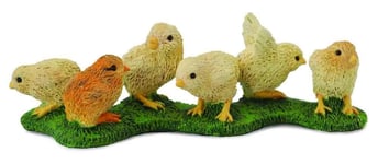 COLLECTA - Figurine de l'univers des animaux de la ferme - 6 Poussins -  - CO...