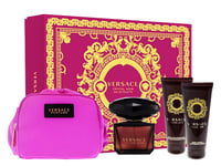 Versace CRYSTAL NOIR EdT 90ml + 100ml + 100ml + MAKE UP CASE🎁CHRISTMAS GIFT SET