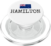 Chemise de voyage Hamilton New Zealand Souvenir Aotearoa pour femmes et hommes PopSockets PopGrip pour MagSafe