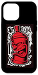 Coque pour iPhone 12 Pro Max Y2K Bombe de peinture en spray pour graffiti rétro Street Art Old Skool