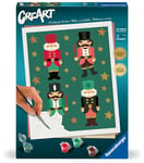 Ravensburger- Casse-Noisette CreArt 23893 Peinture par numéros Motif Noël Nutcracker Delight Adulte à partir de 12 Ans, Multicolore