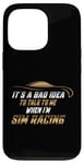 Coque pour iPhone 13 Pro Simulateur de course Sim Racing Cockpit Siège Sim Racer