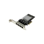 StarTech 4-Port Gigabit Ethernet Network Card PCI Express Intel I350 NIC Quad