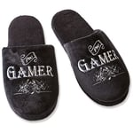 Ultimate Gift for Man Homme Chaussons Gamer, Noir, 44 EU