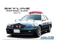 Aoshima 06125 Nissan ER34 Skyline Patrol Car '01 Car Scale 1/24 Hobby Plastic Ki