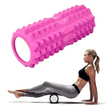 Yoga Roller Massager Grid Back Cracker Relaxation Body Muscle Pain Relief 2024