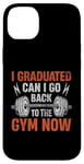 Coque pour iPhone 14 Plus J'ai gradué Gym Now Funny Workout