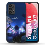 Cokitec Coque pour Samsung Galaxy A13 Manga SAO Sword Art Online Epee Multicolore