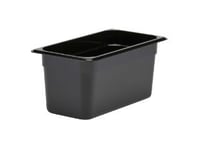 Kantine Cambro 1/3Gn 5,3L 32,5X17,6X15cm Polykarbonat Sort,6 Stk/Eske