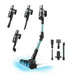 Cecotec Aspirateur Vertical Conga Rockstar 2500 Thunder Jalisco Flex Animal. Puissance maximale 400 W et 122 AW, 30 kPa, Autonomie 65 Min, Moteur Numérique, Brosse Jalisco, Accessoires Animaux