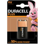 Duracell Plus 9V Battery MN1604 6LR61 PP3  smoke alarm