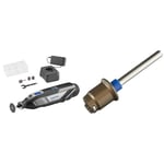 Dremel 8240 Outil Rotatif sans Fil, Batterie Lithium-Ion 12V 2Ah - Outil Multifonction & S402 Mandrin SpeedClic - Adaptateur pour Fixer les Accessoires Dremel EZ SpeedClic Sans-Clé