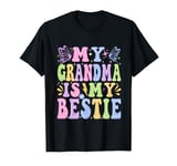 My Grandma is my bestie Retro Groovy Hippie 70s 60s Grandma T-Shirt