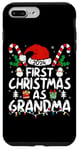 iPhone 7 Plus/8 Plus First Christmas As Grandma 2024 Family Matching New Grandma Case