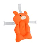 (Orange)Baby Bath Cushion Non Slip Baby Bath Support Cushion Floating