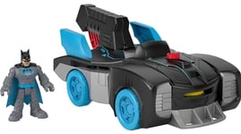 Fisher-Price Imaginext DC Super Friends Bat-Tech Batmobile, véhicule transformable à pousser avec figurine Batman lumineuse, jouet pour enfant dès 3 ans, GWT24