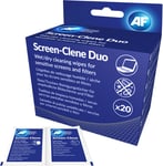 AF Screen-Clene Duo - Cleaning Wipes 20 st