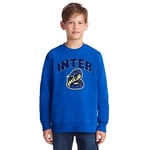 Inter Felpa Girocollo Bambino/a, Collezione Sweat à col Rond Fille, Produit Officiel, Collection Back to Stadium, Blue Royal, 4 Anni Enfants et garçons