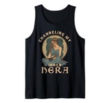 Channeling My Inner Hera Greek Goddess Bookworm Tank Top