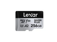 Lexar Professional 256GB SILVER PLUS microSDXC UHS-I Card