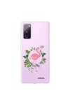 Evetane Coque et étui téléphone mobile samsung galaxy s20 fe 360 intégrale transparente flamant rose cercle tendance evetane.