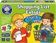 Orchard Toys Shopping List Extras Pack - Fruit & Veg Educational Game for Kids,