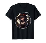 Harvest moon anime witch and black cat T-Shirt