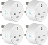 HBN Smart Plug WiFi Socket Work with Alexa Echo and Google Home, Smart Timer No