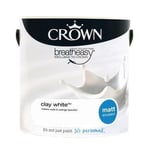 CROWN MATT EMULSION CLAY WHITE 5L