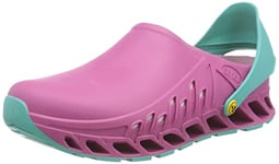 Scholl Evoflex - Professional Sanitary Clogs for Men or Women, Ultra Light and Comfortable, with Adjustable Strap, Non-slip Sole, Removable Memory Insole with Antibacterial Lining