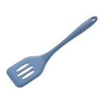 Wiltshire Silicone Slotted Turner, Flipping & Turning Tool, Fish Slice, Cooking & Serving Spatula, Heat-Resistant Utensil, Non-Stick, Non-Scratch, Petrol Blue, 29.5x6.9x1.7cm