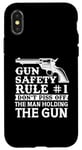 iPhone X/XS Gun Safety Rule - Don't Piss Off The Man Holding The Gun Case