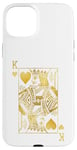 Coque pour iPhone 15 Plus Cartes de poker Lucky Knight King of Hearts Game Casino