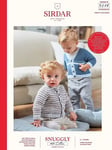 Sirdar Snuggly 100% Cotton Baby Cardigan Knitting Pattern, 5278