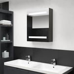 Armoire de bain à miroir LED, Armoire de toilette,Armoire murale de salle de bain anthracite 50x14x60 cm jax24862 MaisonChic