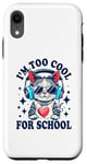 Coque pour iPhone XR Je suis trop cool pour l'école