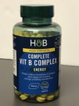 Holland & Barrett - Vitamin B Complex And B12 240 Tablets Food Supplement. NEW.
