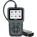 OBD2 Diagnostic Lecteur de Code Portable Outils Diagnostics Système Moteur OBD II - Multilingue - Français en Option - 12V 24V Universel