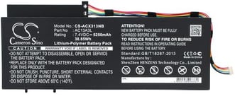 Kompatibelt med Acer Aspire P3-171-3322Y4G12as, 7.4V, 5250 mAh