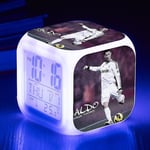 Cristiano Ronaldo Väckarklocka för Fotbolls-VM, Liten Väckarklocka med Kreativ LED-Display i Olika Stilar -ZHENV Type 15