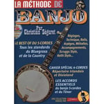 Seguret Christian - La Methode De Banjo 4 et 5 Cordes Rebillard + CD - Banjo