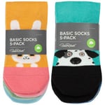 Pierre Robert Strumpor 5P Basic Socks for Kids Flerfärgad Strl 29/32 Barn