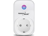 Greenblue Wifi Fjärrstyrt Uttag Greenblue Gb155g Android Ios Alexa Google Home Timer Max 2000W (Tysk Typ)