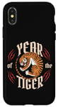 iPhone X/XS Year of the Tiger Fierce Traditional Vintage Chinese Zodiac Case