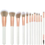 Spectrum Marbleous White Marble 12 Piece Makeup Brush Set